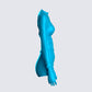 Pam Blue Mini Dress & Gloves