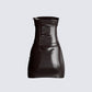 Valerie Brown Vegan Leather Dress