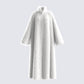 Noel Ivory Midi Vegan Fur Coat 3d product front