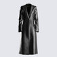 Claudia Vegan Croc Leather Coat product front