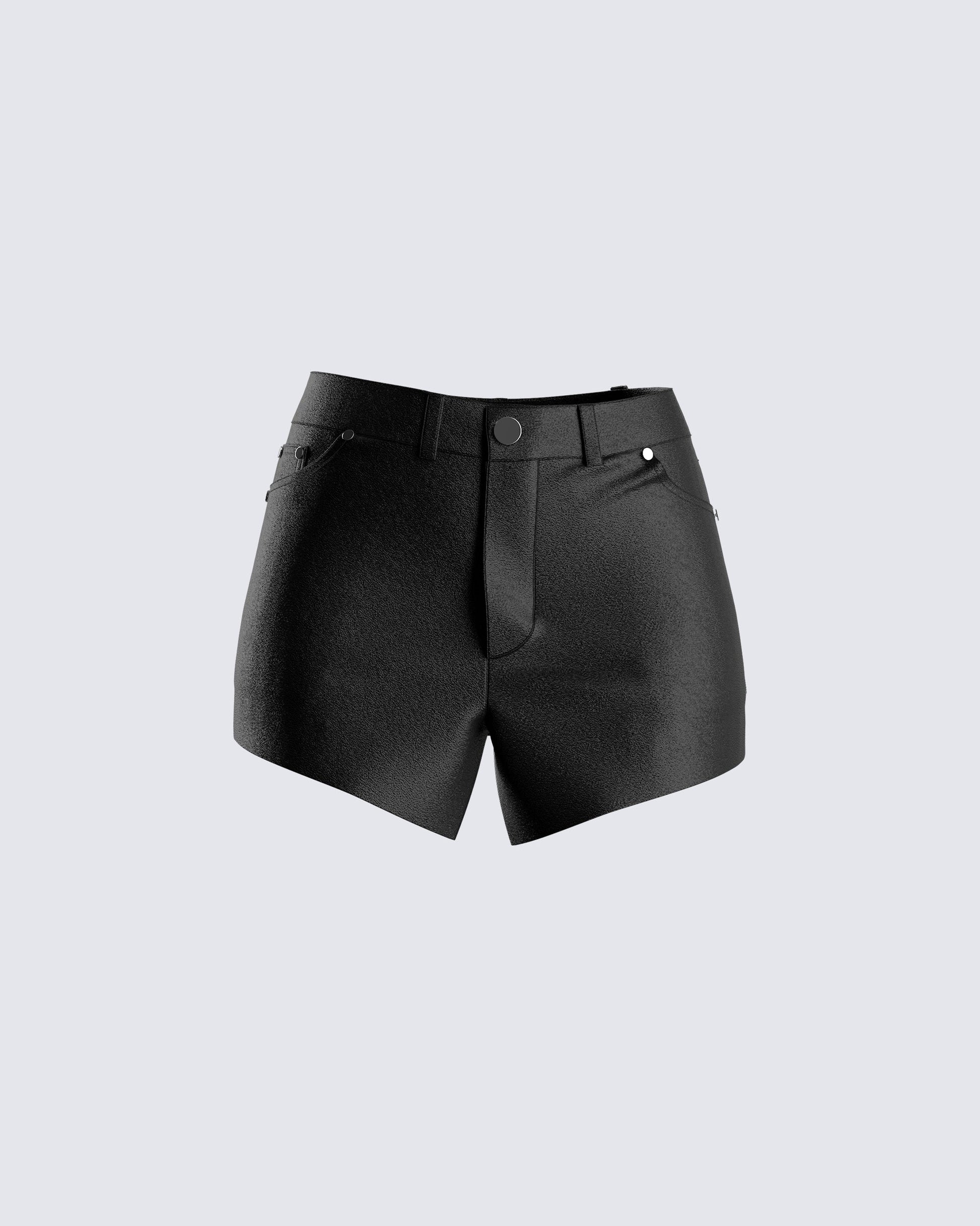 Rhett Black Mini Skirt product front