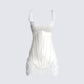 Rosie White Corset Dress 3d product front