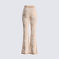 Yuri Peach Lace Pant