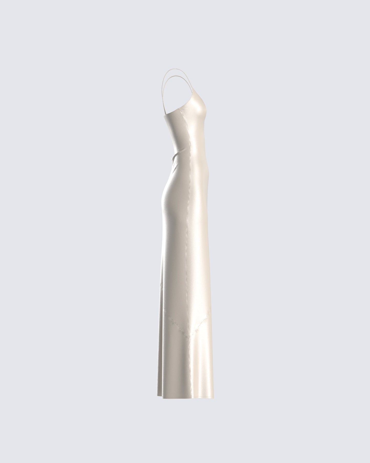 Venus Ivory Satin Dress