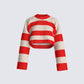 Nikko Stripe Sweater Knit Top product front