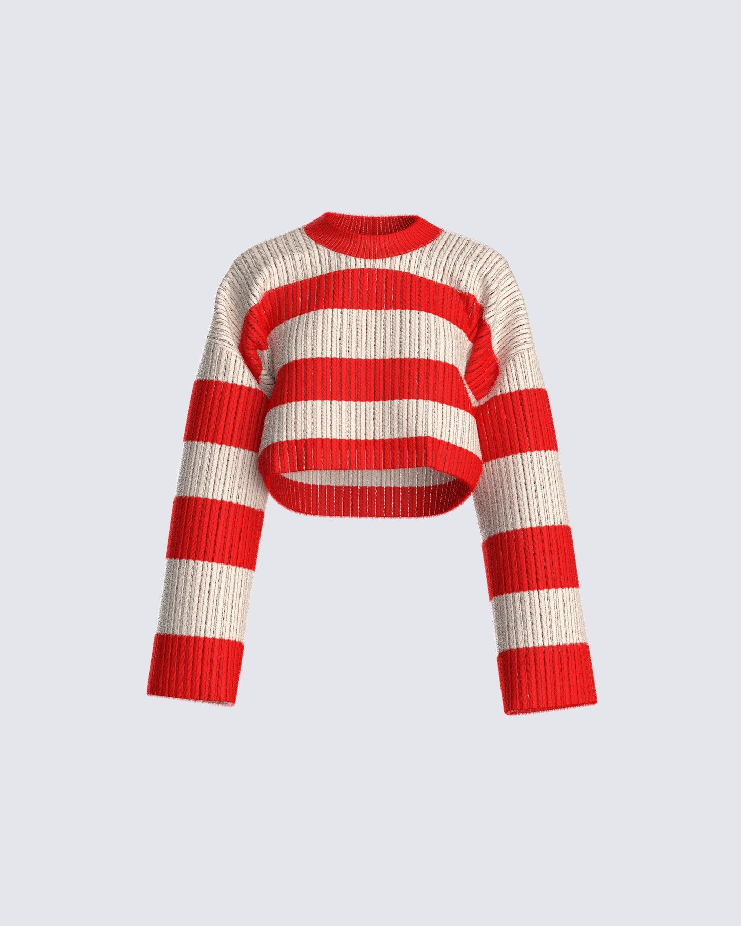 Nikko Stripe Sweater Knit Top product front