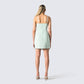 Dori Green Mini Dress