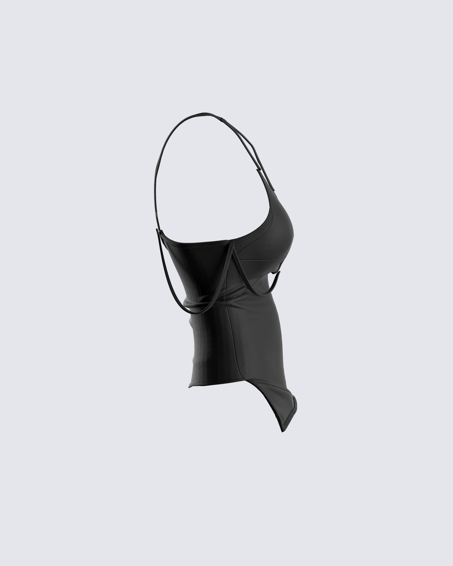 Rhett Black Strappy Top