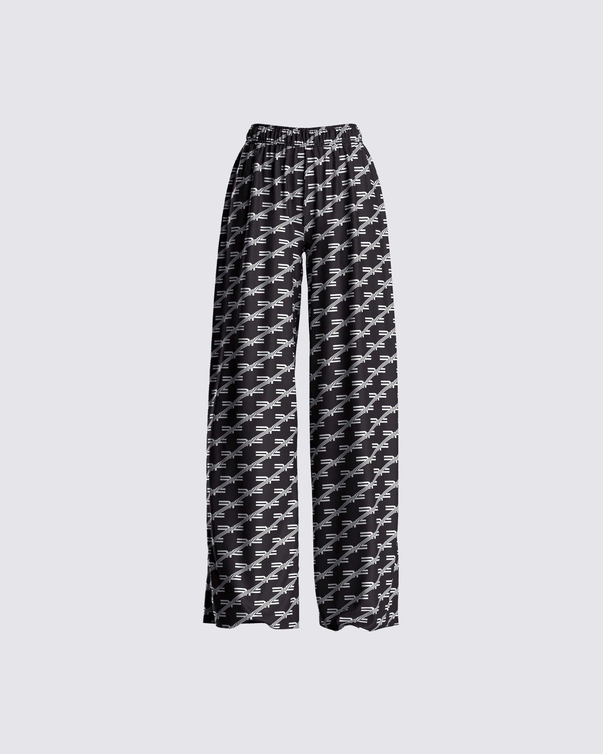Joy Logo Print High Waist Pant product front