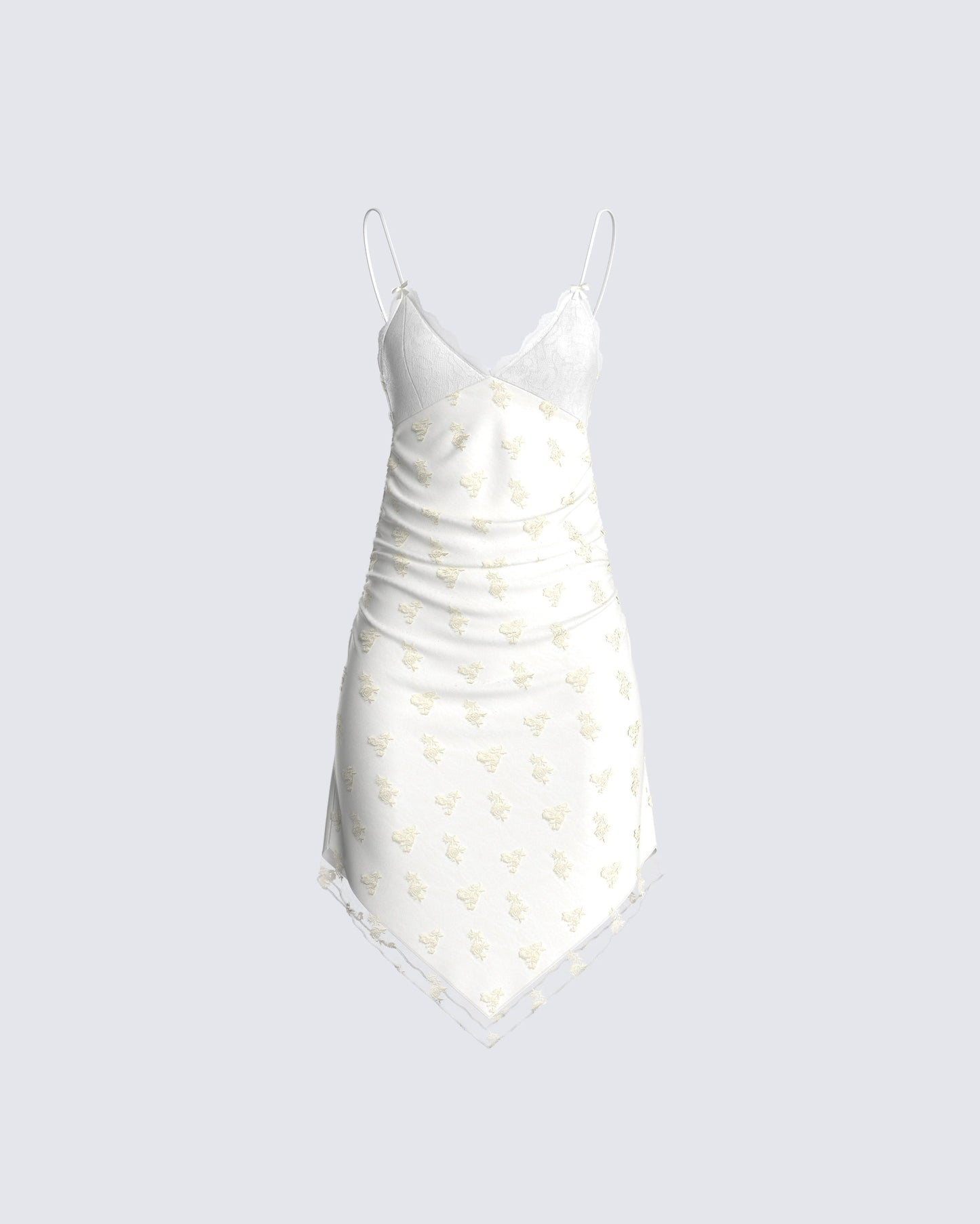 Rosa White Midi Dress