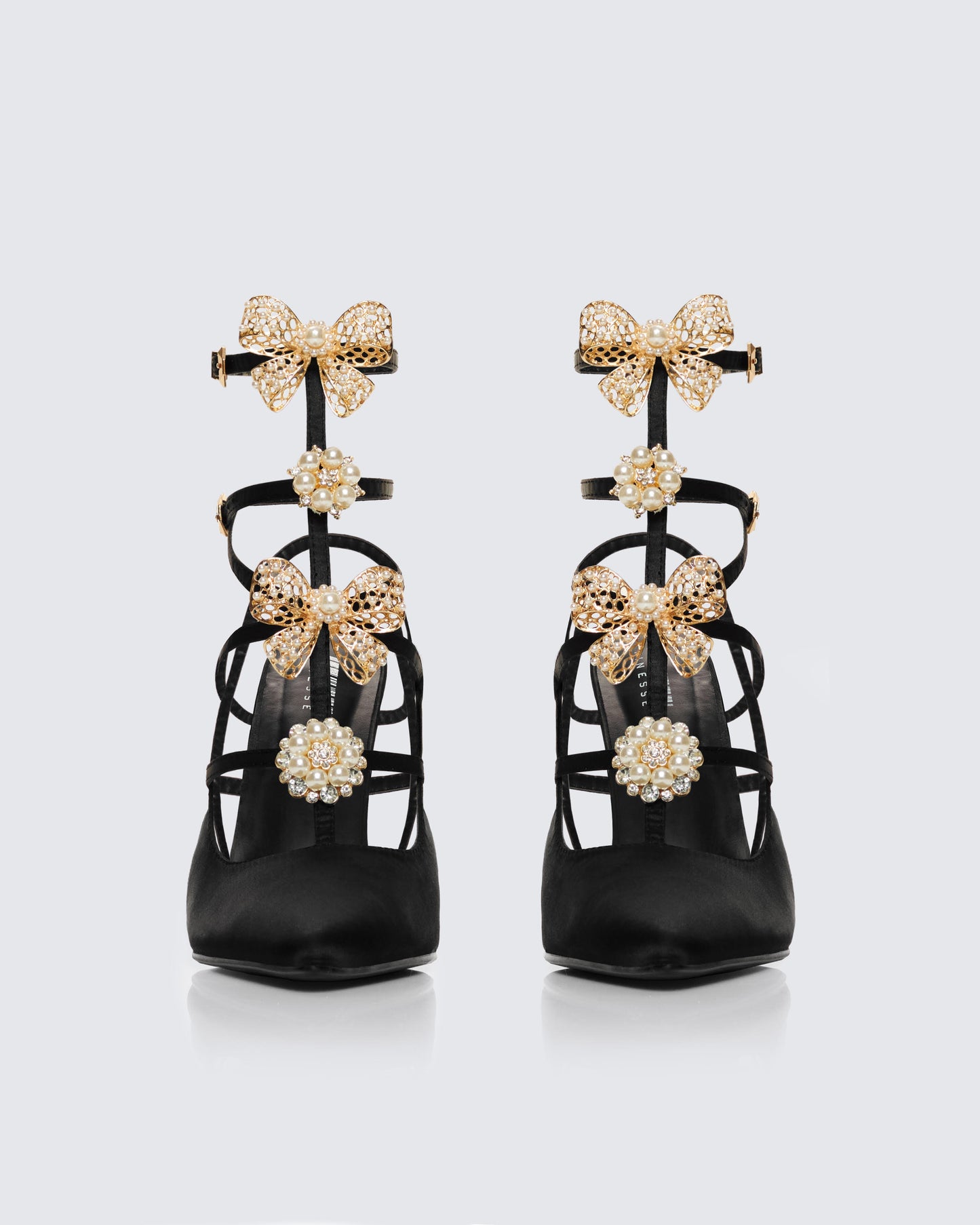 Melba Black Jewel Bow Pumps product front