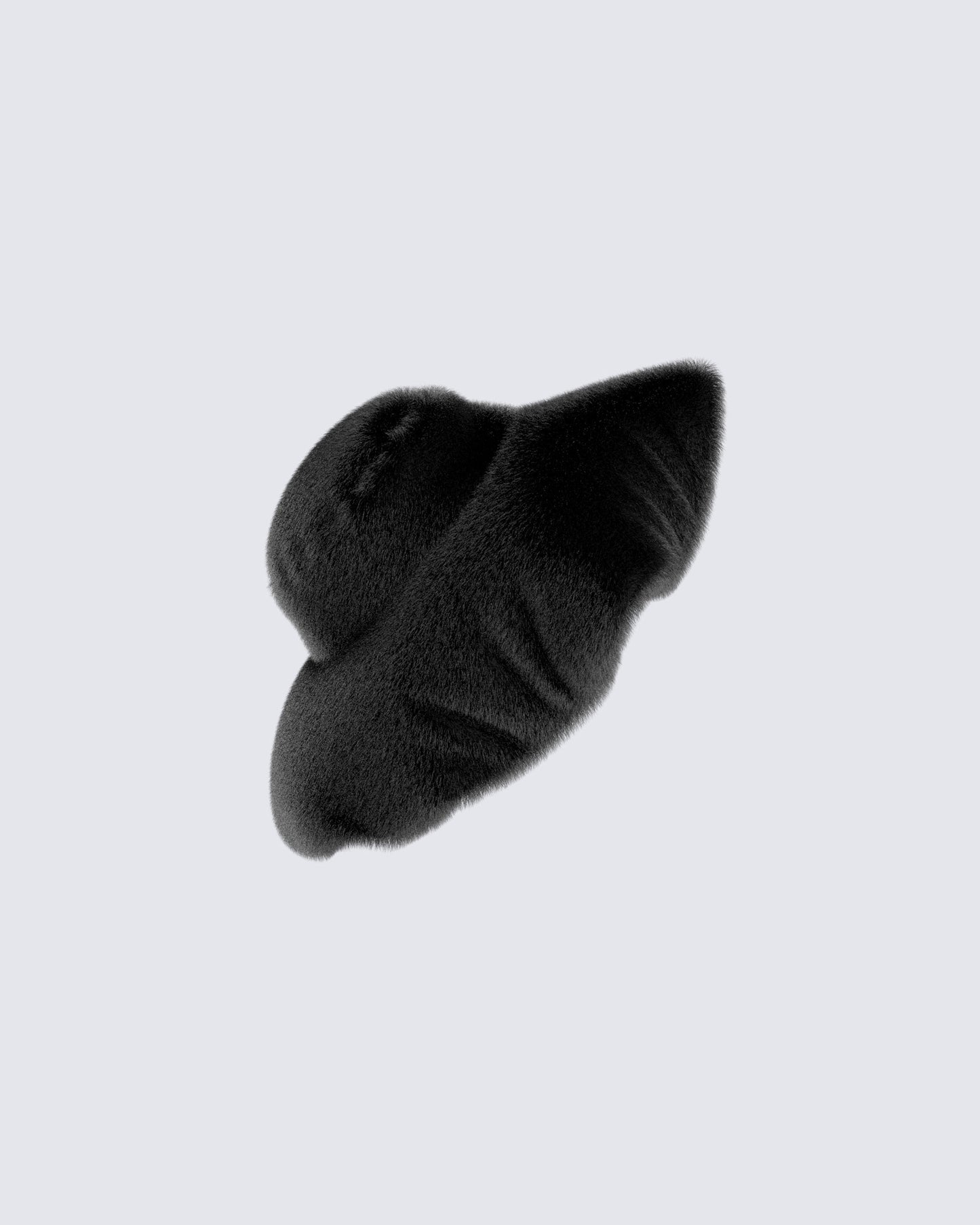 Ciara Black Vegan Fur Hat
