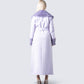 Anika Lavender Vegan Fur Trim Coat