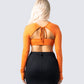 Carmina Orange Bandeau & Shrug