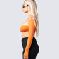 Carmina Orange Bandeau & Shrug