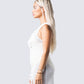 Regina Beige Knit Cami Bodysuit