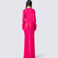 Florence Magenta Mesh Maxi Dress