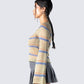 Iona Green Sweater Knit Top