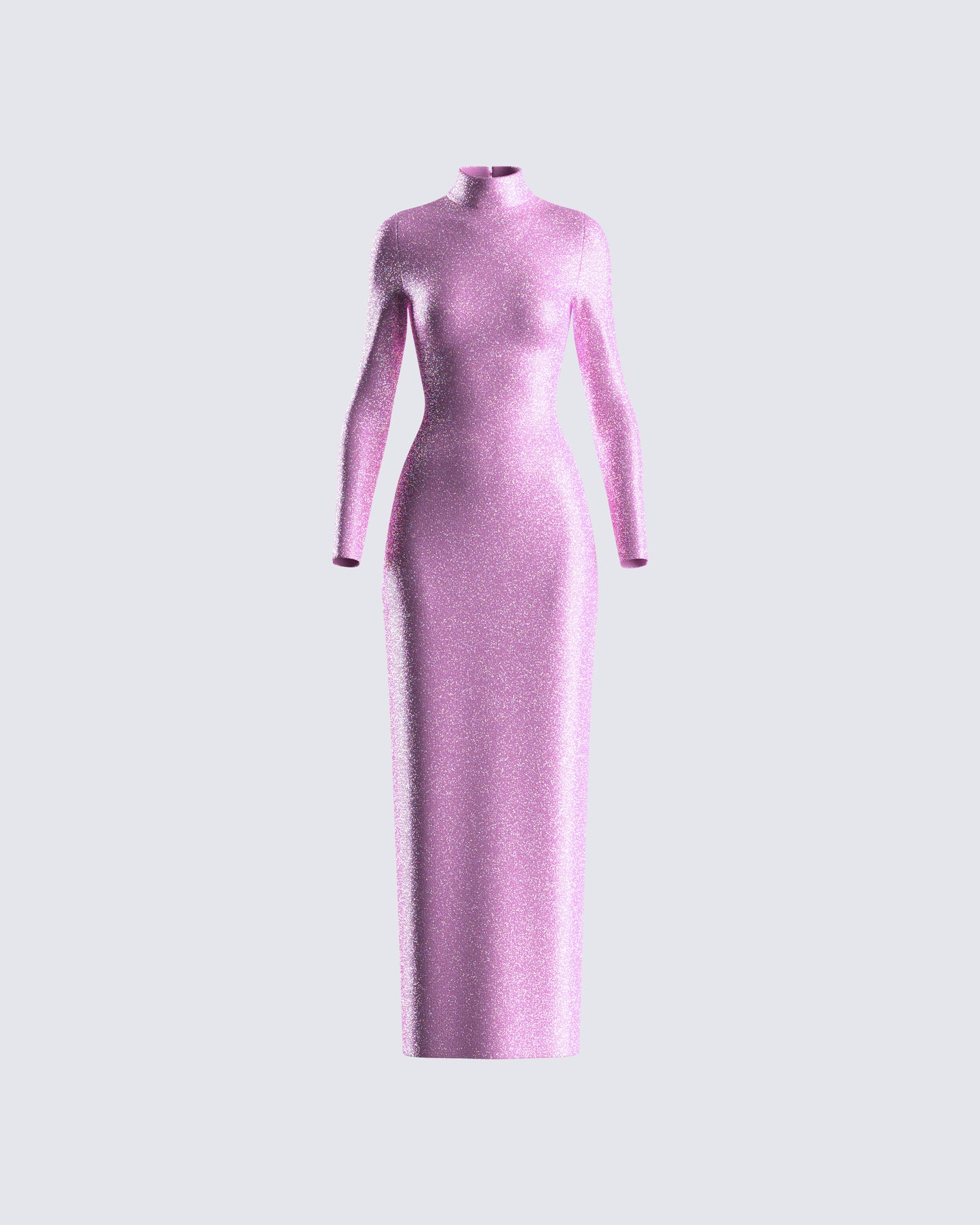 Sy Pink Shimmer Knit Maxi Dress product front