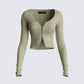 Gemma Zip Up Top