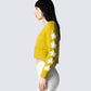 Daria Green Fuzzy Cardigan